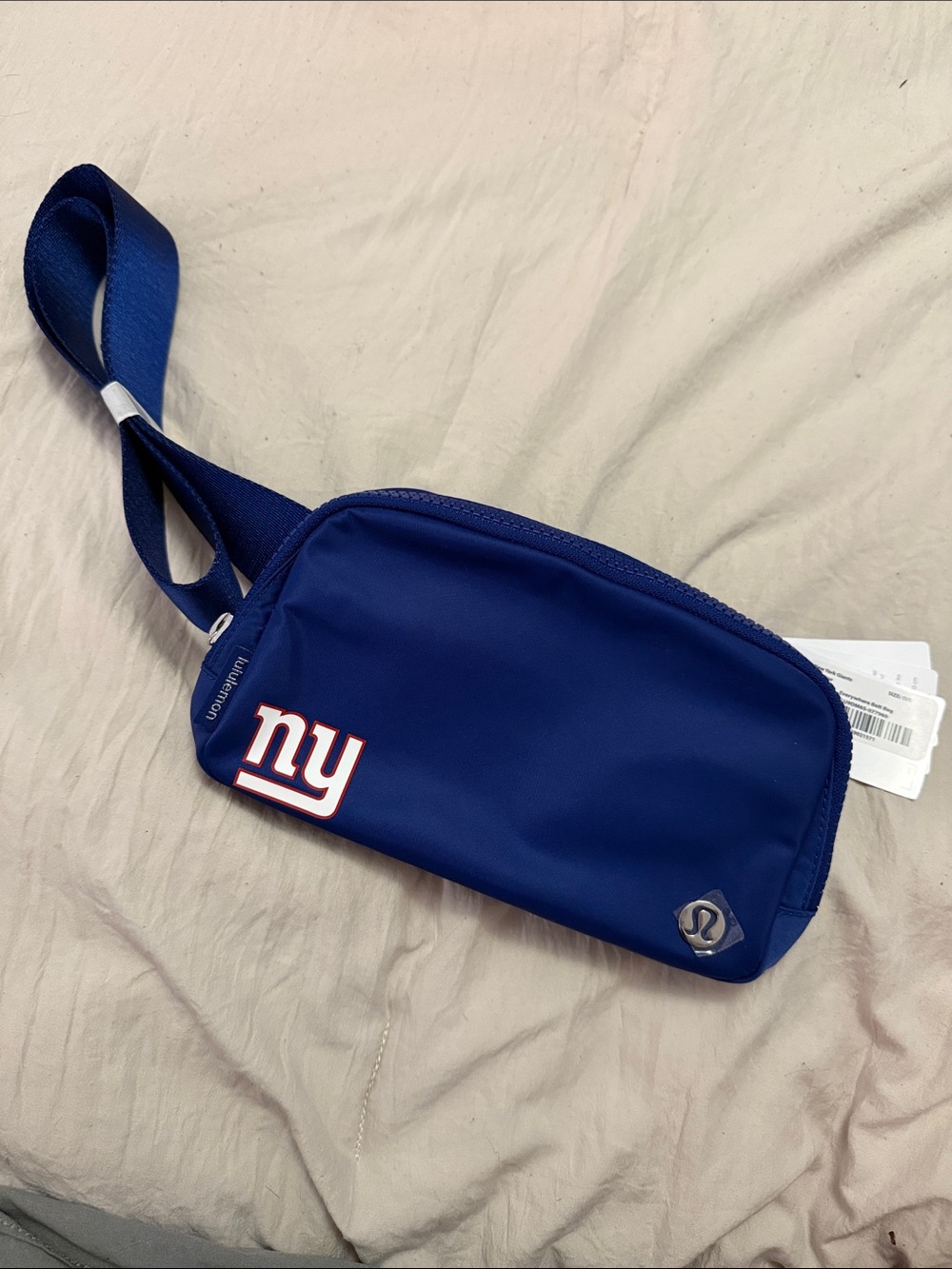 lululemon athletica Navy Blue NY Giants belt bag. Brand new with tags - Picture 1 of 6